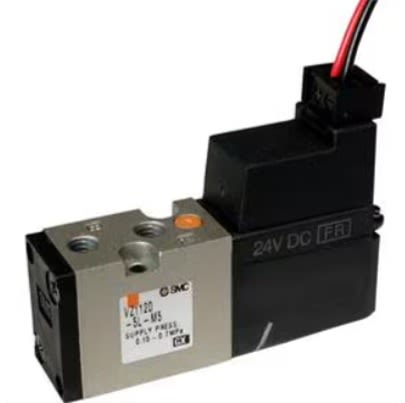 SMC 4/2 Pneumatic Solenoid Valve - Solenoid M5 x 0.8 VZ1000 Series 24V dc [VZ1120-6MO-M5-Q]; 646-316