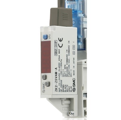 SMC PNP Open Collector 1 Output Vacuum Switch [ZK2-ZSVB-A]; 646-327
