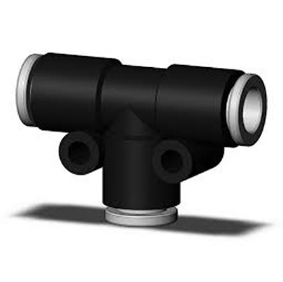 SMC KQ2 Series One-touch Fitting, Push In 6 mm to Push In 6 mm, Push-in Connection Style, KQ2T06-00A-X35 [KQ2T06-00A-X35]; 646-452