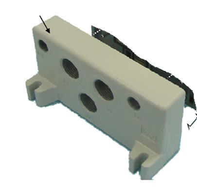 SMC MES704D End Plate, MES704D-03F [MES704D-03F]; 646-466