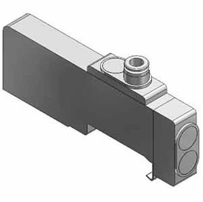 SMC SSQ2000 series One-touch Fitting 10 mm Manifold Block for use with Valve, SSQ2000-PR-3-C10 [SSQ2000-PR-3-C10]; 646-512