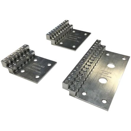 nVent ERICO 32-Way Earth Terminal Block, 6mm², Aluminium Housing [553151]; 646-802