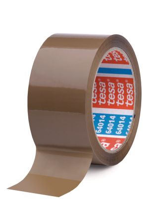 Tesa 64014 Brown Packing Tape, 66m x 50mm [64014-00039-00]; 646-872