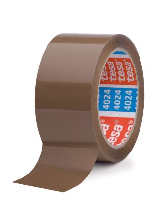 Tesa 4024 Brown Packing Tape, 100m x 50mm [04024-00045-04]; 646-900