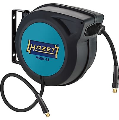 HAZET Wall Mounted 15m Air Hose Reel, 13mm Inner Diameter [9040N-13]; 646-997