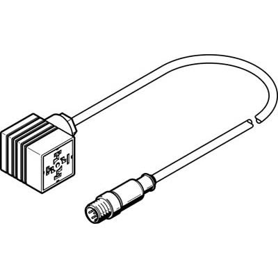 Festo NEBC Cable, 549294 [NEBC-A1W3-K-0.3-N-M12G5]; 647-115