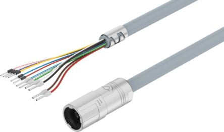 Festo NEBM Series Cable for Use with Servo Drives, 7.5m Length, 0 → 48 V dc,8195460 [NEBM-M17G12-EH-7.5-Q7N-LE12]; 647-118
