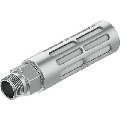 Festo U Aluminium 10bar Pneumatic Silencer, Threaded, NPT 3/4 Male [U-3/4-B-NPT]; 647-371