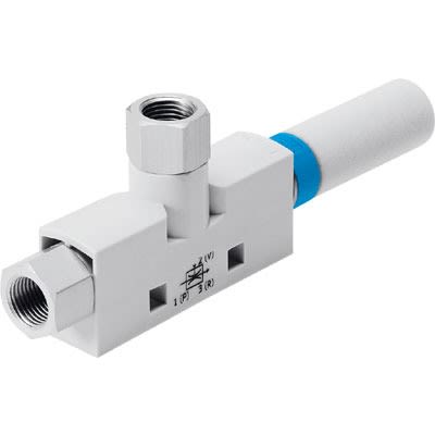 Festo Vacuum Generator, 0.45mm nozzle , 5bar 15.7L/min, VN series [VN-05-L-T2-PI2-VI2-RO1]; 647-388