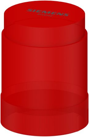 Siemens 8WD4 Series Red Blinking Effect Flashing Light Element for Use with Signalling Column, 115 V, LED Bulb, AC, IP54 [8WD4240-5BB]; 648-127