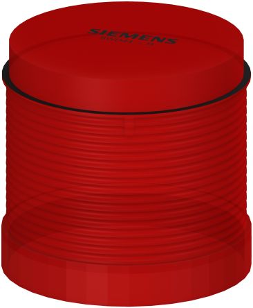 Siemens 8WD4 Series Red Flashing Effect Flashing Light Element for Use with Signalling Column, 115 V, LED Bulb, AC, IP65 [8WD4440-0CB]; 648-139