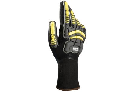 Mapa EXONIT 853 Black, Grey, Yellow Nitrile Abrasion Resistant, Anti-Slip, Chemical Resistant, Cut Resistant, Puncture [34853010]; 648-492
