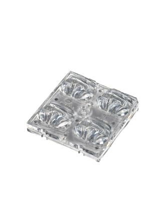 Ledil C19230_STRADA-2X2-5050-ME3, Strada 2x2 Series LED Lens, Batwing Beam [C19230_STRADA-2X2-5050-ME3]; 648-816