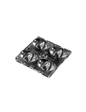 Ledil C17922_STRADA-2X2-5050-T2-C3, Strada 2x2 Series LED Lens, Batwing Beam [C17922_STRADA-2X2-5050-T2-C3]; 648-817