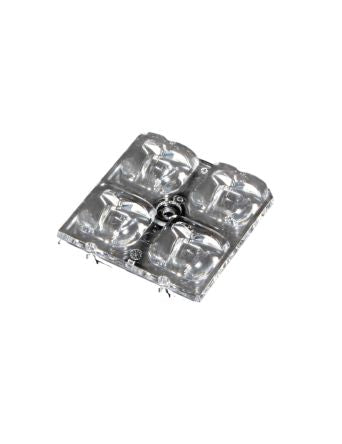 Ledil C17065_STRADA-2X2-5050-T3-M, Strada 2x2 Series LED Lens, Batwing Beam [C17065_STRADA-2X2-5050-T3-M]; 648-819
