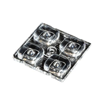 Ledil C19820_STRADA-2X2-5050-VSM, Strada 2x2 Series LED Lens, 171 ° Batwing Beam [C19820_STRADA-2X2-5050-VSM]; 648-868