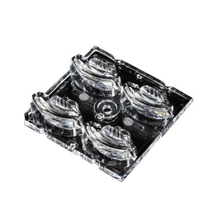 Ledil C19975_STRADA-2X2-5050-TF, Strada 2x2 Series LED Lens, Elliptical Beam [C19975_STRADA-2X2-5050-TF]; 648-869