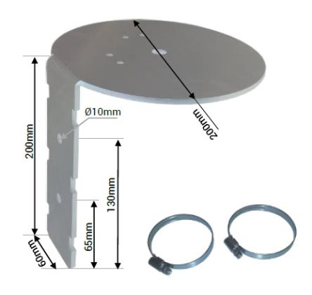Etic Aerial Mounting & Installation Straight Mast KIT-ANT-3xx [KIT-ANT-3xx]; 649-274