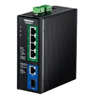 Trendnet TI-BG50611, Network Switch 6 Port Switch With PoE [TI-BG50611]; 649-597