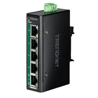 Trendnet TI-PGLC50, Network Switch 5 Port Gigabit Switch With PoE [TI-PGLC50]; 649-602