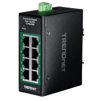 Trendnet Industrial Ethernet Switch [TI-PGLC80]; 649-603