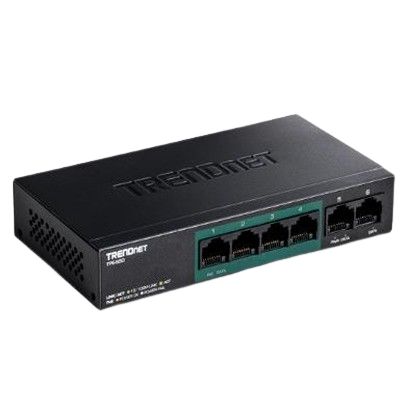 Trendnet TPE-S50, Network Switch 6 Port Switch With PoE [TPE-S50]; 649-628