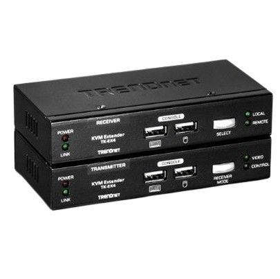 Trendnet USB VGA KVM Switch, 1920 x 1200 Maximum Resolution [TK-EX4]; 649-702