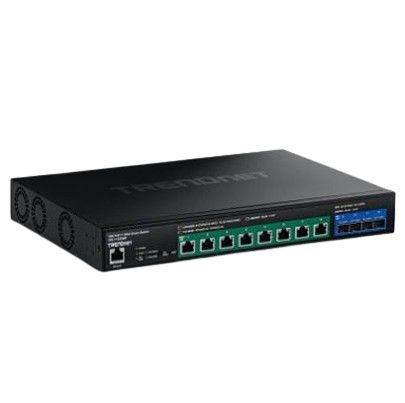 Trendnet TPE-7124SBF, Managed, Smart 12 Port Network Switch With PoE [TPE-7124SBF]; 649-718