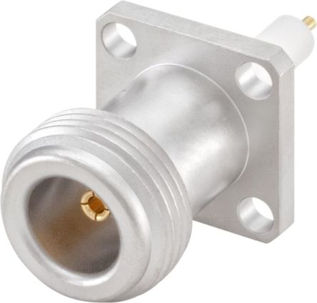 Rosenberger 53K413 Series, Jack Panel Mount SMA Connector, Solder Termination, Straight Body [53K413-500N5]; 649-940