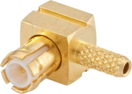 Rosenberger 29S211 Series, Jack Surface Mount MCX Connector, Solder Termination, Right Angle Body [29S211-302L5]; 649-943