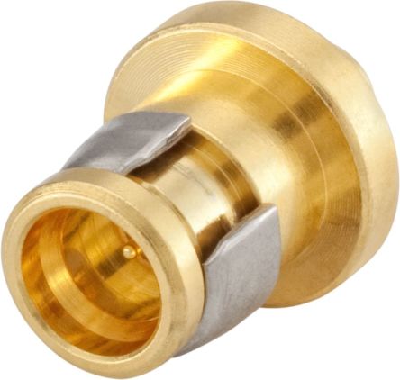 Rosenberger 19S602 Series, Jack Bulkhead SMA Connector, Solder Termination, Straight Body [19S602-271L5]; 649-955