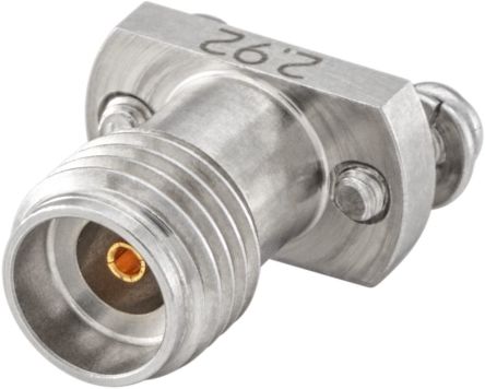 Rosenberger 02K722 Series, Jack Panel Mount SMA Connector, Solder Termination, Straight Body [02K722-40MS3]; 649-963