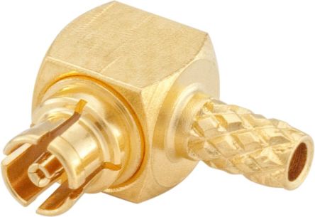Rosenberger 18K201 Series, Jack Surface Mount MCX Connector, Solder Termination, Right Angle Body [18K201-301L5]; 649-967