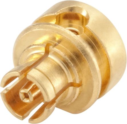 Rosenberger 18K203 Series, Jack Surface Mount MCX Connector, Solder Termination, Right Angle Body [18K203-270L5]; 649-968