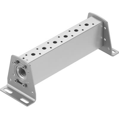 Festo VABM-B10 series 5 station NPT 3/4 Manifold for use with Solenoid And Pneumatic Valve, 8026350 [VABM-B10-30-N34-5-P53]; 650-207