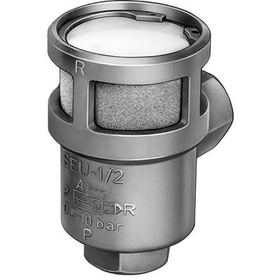 Festo Exhaust Valve, NPT 1/4, Threaded [SEU-1/2-NPT]; 650-272