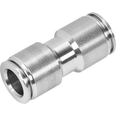 Festo CRQS Series Push-in Fitting, 1/4 in to 1/4 in, Tube-to-Tube Connection Style, 565341 [CRQS-1/4T-U]; 650-287