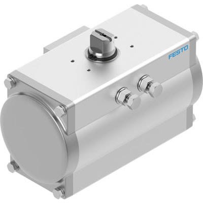 Festo DFPD Series 8 bar Double Action Pneumatic Rotary Actuator, 90° Rotary Angle, 240mm Bore [DFPD-N-240-RP-90-RD-F0710]; 650-488