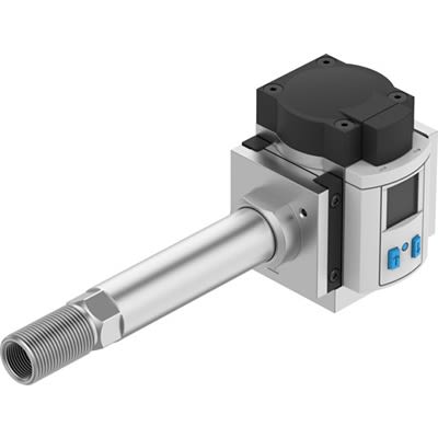 Festo SFAM Series Flow Sensor, 10 L/min Min, 1000 L/min Max [SFAM-62-1000L-TG12-PNLK-PNVBA-M12]; 650-505