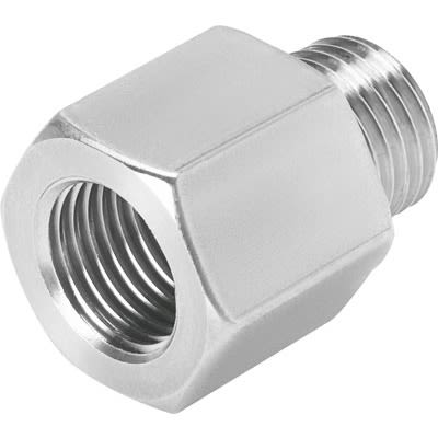 Festo NPT 1/2 Male Galvanised Steel Adapter [AD-1/2NPT-G1/2-I]; 650-591