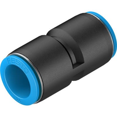 Festo QS Series Push-in Fitting, Tube-to-Tube Connection Style, 190589 [QS-5/8T-U]; 650-855