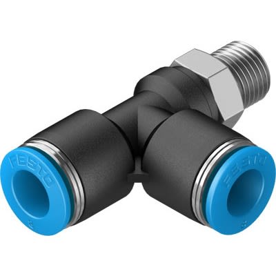 Festo QSTL Series Push-in Fitting, R 1/8 Male to 8 mm, Threaded-to-Tube Connection Style, 130826 [QSTL-1/8-8-50]; 650-865