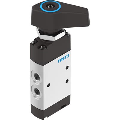 Festo Manual Directional Control Valve Pneumatic Control Valve VHEF Series, NPT 1/8, 1/8in, 8080978 [VHEF-E-B53C-N18]; 650-910