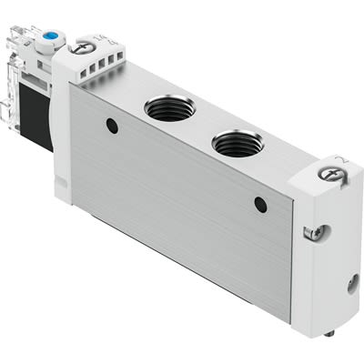 Festo 5/2-Way, Monostable Pneumatic Solenoid Valve - Electrical G 1/4 VUVG Series 24V dc [VUVG-L18-M52-RT-G14-1H2L-F1A]; 651-160