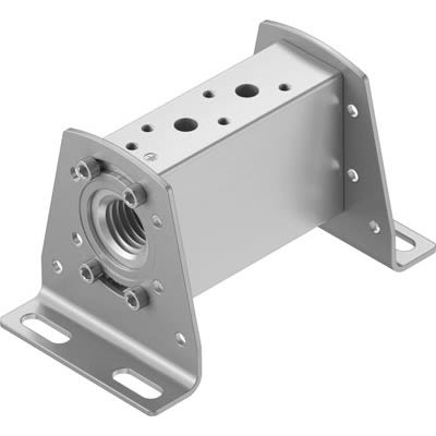 Festo VABM-B10 series 2 station NPT 3/4 Manifold for use with Solenoid And Pneumatic Valve, 8026347 [VABM-B10-30-N34-2-P53]; 651-258