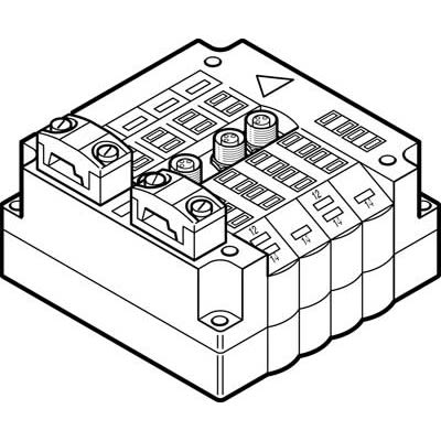 Festo CPV14 Electrical Interface, 536737 [CPV14-GE-ASI-4E3A-Z M8]; 651-373