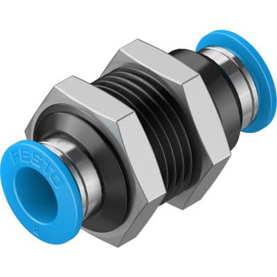 Festo QSS Series Bulkhead, 8 mm to 8 mm, Tube-to-Tube Connection Style, 130790 [QSS-8-50]; 651-427