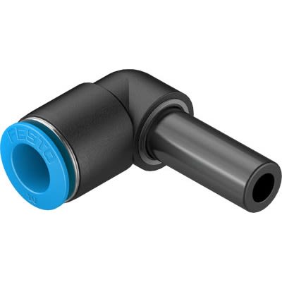 Festo QSL Series Push-in Fitting, Push In 1/4 in to 1/4 in, Push-in Connection Style, 153654 [QSL-1/4H-U]; 651-538
