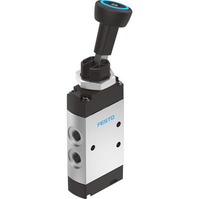 Festo Manual Directional Control Valve Pneumatic Control Valve VHEF Series, NPT 1/4, 1/4in, 5300042 [VHEF-V-M52-M-N14]; 651-604