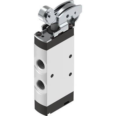 Festo Roller Lever Directional Control Valve Pneumatic Control Valve VMEF Series, NPT 1/4, 1/4in, 8047099 [VMEF-R-M52-E-N14]; 651-609
